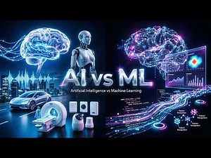 AI vs ML Explained: What’s the Real Difference? | Artificial Intelligence vs Machine Learning