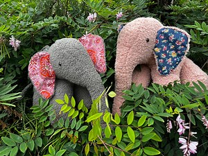 Elephant Toy Pyjama Case Sewing Pattern: 'tia' Stuffed Animal (digital Pattern Instant Download) - Etsy