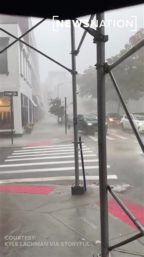 Streets and subway platforms across New York City flooded Thursday after a torrential downpour. MORE: https://www.newsnationnow.com/weather/ | NewsNation