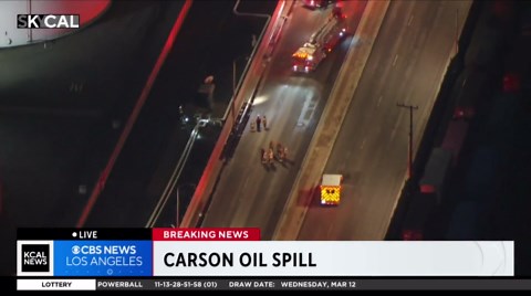 Oil spill under investigation in Carson
