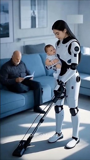 Robot Mom Does Everything At Home!