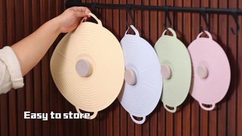 GUANCI Silicone Lids for Bowl 8 Pack, Microwave Splatter Cover with 6 Sizes Reusable Heat Resistant Lids Fits Cups, Bowls, Plates, Pots, Pans, Skillets, Stove Top, Oven, Fridge Dishwasher Safe