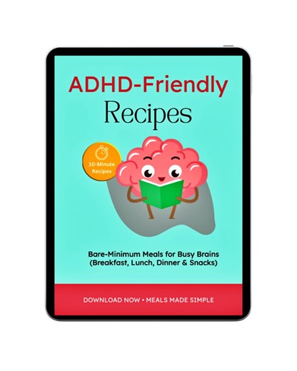 Adhd-friendly 5-ingredient Recipes, Easy Meals Cookbook (PDF Download) - Etsy