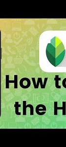 How to use the HDR in Snapseed?