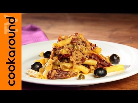 Celery with dried tomatoes and tuna / Pasta recipes