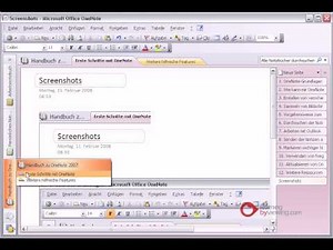 Onenote Tutorial Deutsch Bildschirmausschnitte