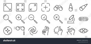 366  Thousand Zoom In Out Icon Royalty-Free Images, Stock Photos & Pictures | Shutterstock