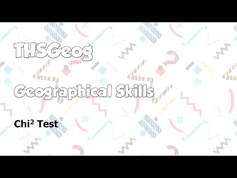 Geography Skills - Chi-squared test