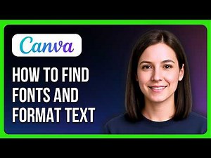 How To Find Fonts And Format Text In Canva