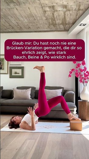 Du wirst nicht glauben, wie intensiv Bauch, Beine & Po hier arbeiten müssen.
