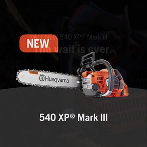 1.6K views · 48 reactions | Introducing the ALL-NEW 540 XP Mark III. The latest in a legendary lineup of professional chainsaws, this 40cc saw offers an optimized power-to-weight ratio, simpler starting with AutoTune 3.0 and maximum reliability and precision. Get yours today! Learn more: https://www.husqvarna.com/us/chainsaws/540xp-mark-iii/ | Husqvarna | Facebook