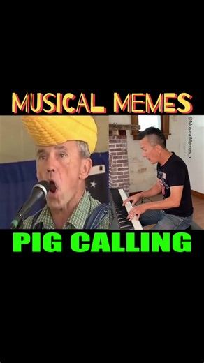 #MusicalMemes - “Pig Calling!” #EventEntertainment #LiveEntertainment #Piano #Musical Musical Memes is a live performance which blends everyone's favorite two things: music and funny internet videos. Brandon plays the piano in front of a projection screen, turning the memes into music and the music into memes. To book Musical Memes Live, click the link in the bio.