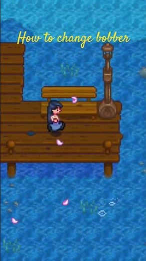 How to change fish bobber in stardew #stardewvalley #gameplay