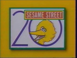 Sesame Street 20th Anniversary bump (KCTS, 1989)