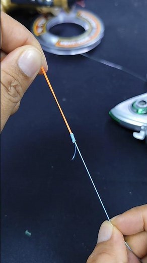 The Easiest Strong Braid-to-Mono Connection for Beginners! #fishingknot #fishinghack #fishing