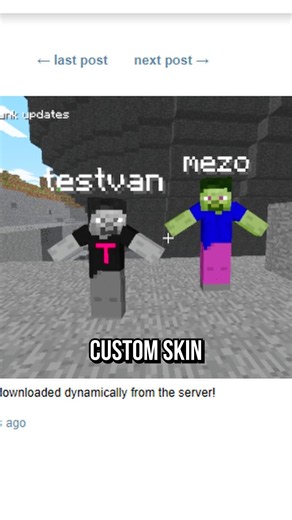 FIRST EVER SKIN IN MINECRAFT?!? #minecraft