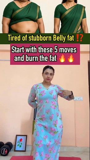 645K views · 5.7K reactions | 5 belly fat burning moves without jumping { Easy/ Low impact/ Beginner friendly}. #bellyfat #bellyfatloss #fatburning #homeworkout #workoutsforwomen #exerciseathome #exercise #workout #workoutroutine #fitnessmotivation #momlife #burnfat #loseweight #weightlosstips #weightlossmotivation #yogapractice #yogaflow #healthylifestyle #healthtips #livefitwithtanu | Tanusree Srcd | Facebook