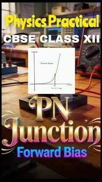 PN Junction -Forward Bias•V-I Characteristics #physics #ytshorts #cbse12physics #experimentalphysics