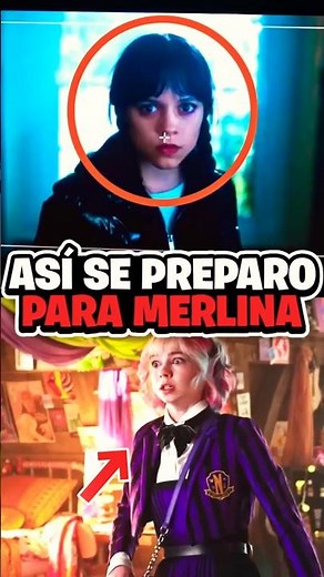 Así se preparó el elenco de Merlina para sus papeles! 🤯🎬