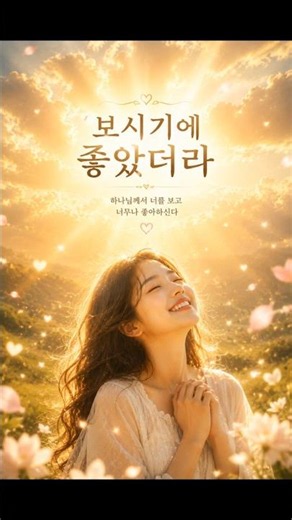 [은혜로운 자작 찬양] 보시기에 좋았더라 #ccm추천 #주님의영광 #교회음악 #교회음악 #ccm#찬양