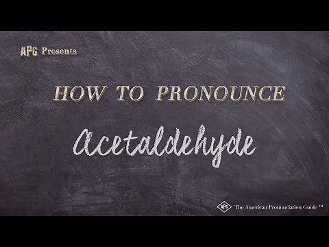How to Pronounce Acetaldehyde (Real Life Examples!)