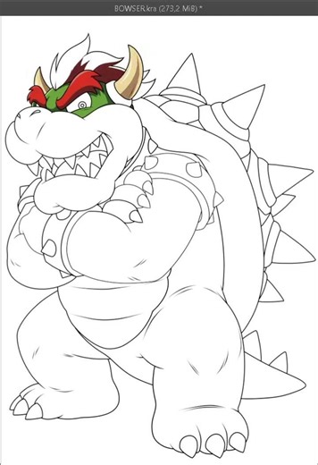 como DIBUJAR a BOWSER paso a paso (Guia completa en HD)