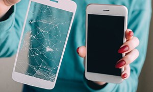 Glazen screenprotector verwijderen