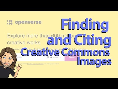 Finding and Citing Creative Commons Images