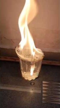 HOW TO MAKE Fire Glass | simple science trick | Kya Hoga Dekho | #shorts