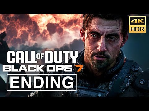 CALL OF DUTY BLACK OPS 7 ENDING - FULL ENDING & POST CREDIT CUTSCENE (4K)