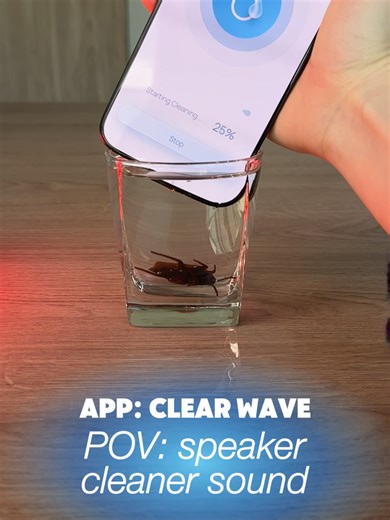 iPhone speaker cleaner sound for muffled audio 🔊 #fyp #viral #iphone #sound #fix