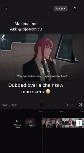 First collab with the amazing @joe #anime #csm #chainsawman #voiceact #share #fypシ #foryou