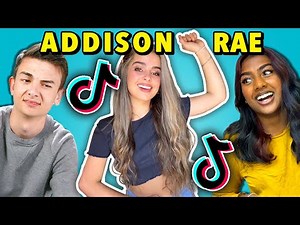 Teens React To Addison Rae (TikTok Star - 52 Million Followers)