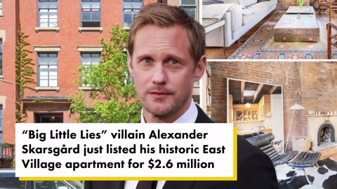Inside Alexander Skarsgård’s NYC apartment, on sale for $2.6M