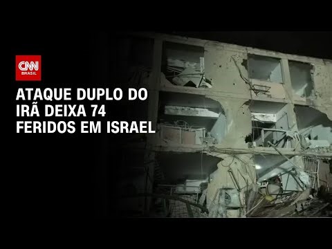 Míssil iraniano deixa ao menos 74 feridos no sul de Israel | CNN PRIME TIME