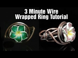 Simple 3 Minute Wire Wrapped Ring Tutorial