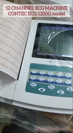 DEMO || ECG MACHINE || 12 CHANNEL || CONTEC || TOUCH SCREEN || MEDICAL EQUIPMENT