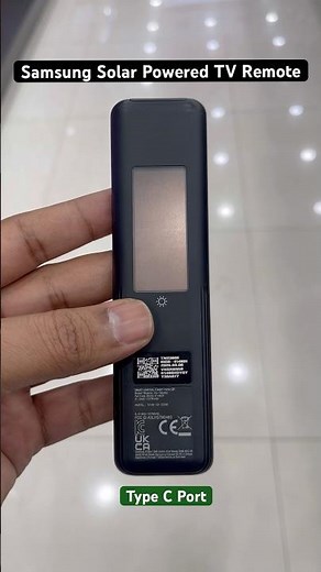 Samsung Solar Powered TV Remote | New Samsung Remote With Solar Charging & Type C Charging Port 🔥