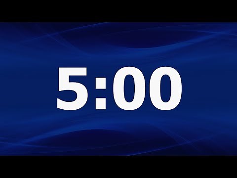 5 Minute Timer (Plain Blue) With End Alert | Springdale Public Schools