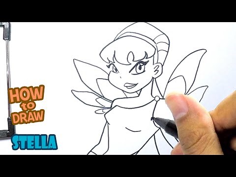 How to Draw Stella The Winx Club