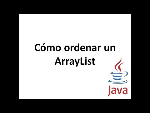 Cómo ordenar un ArrayList
