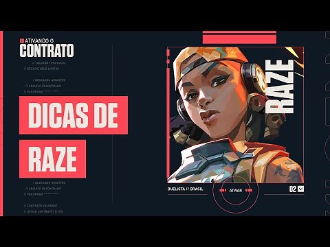 VALORANT | Como jogar de Raze - Ativando o Contrato EP.2