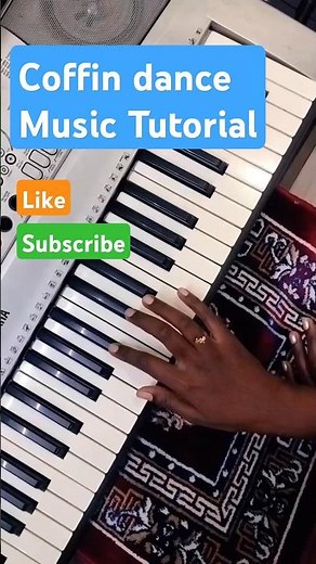 How to play the piano for beginners very easy - Coffin Dance on Piano (Beginner-Friendly)
