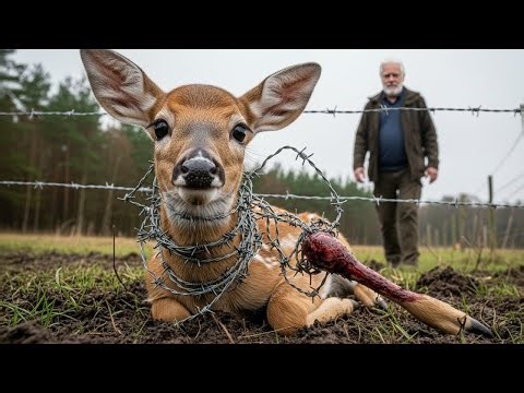 Rescuing a Fawn Trapped in Barbed Wire | Wild Rescue