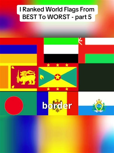 I Ranked World Flags From BEST To WORST - part 5 #usa🇺🇸 #fyp #flags