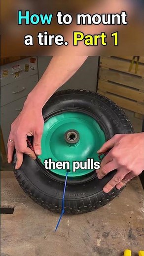 Mount a Tire in Minutes! The Fastest DIY Tire Mounting Trick Ever
