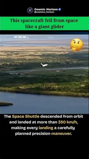 This Spacecraft Fell From Orbit Like a Giant Glider—With No Engines to Help #youtubeshorts #space