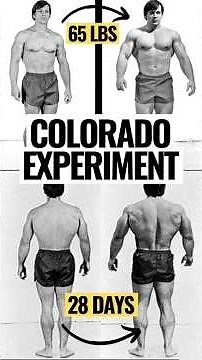 #colorado #gym #muscle The Colorado Experiment: 63 Pounds of Muscle in 28 Days