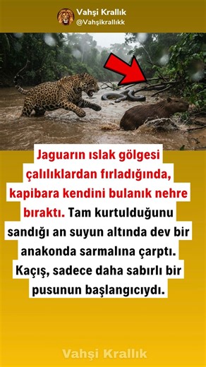YEŞİL CEHENNEMİN KALBİNDE KESİLEN NEFES: JAGUARIN PENÇESİNDEN KAÇAN KAPİBARANIN TUZAĞI