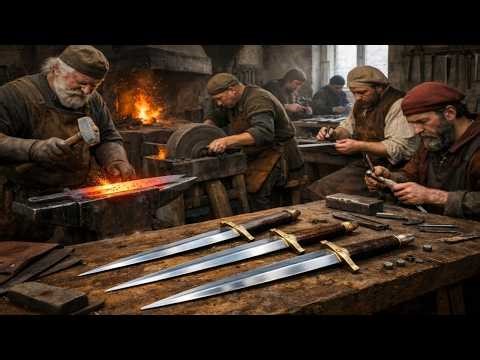 Inside Medieval Dagger Logic: The Blade Built for Precision Killing (Full Process)